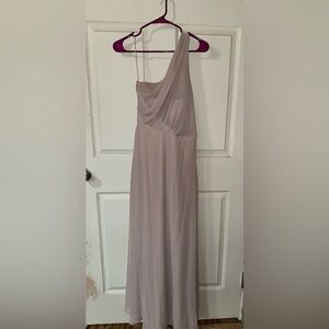 Birdie Gray taupe bridesmaid dress! Size Small!